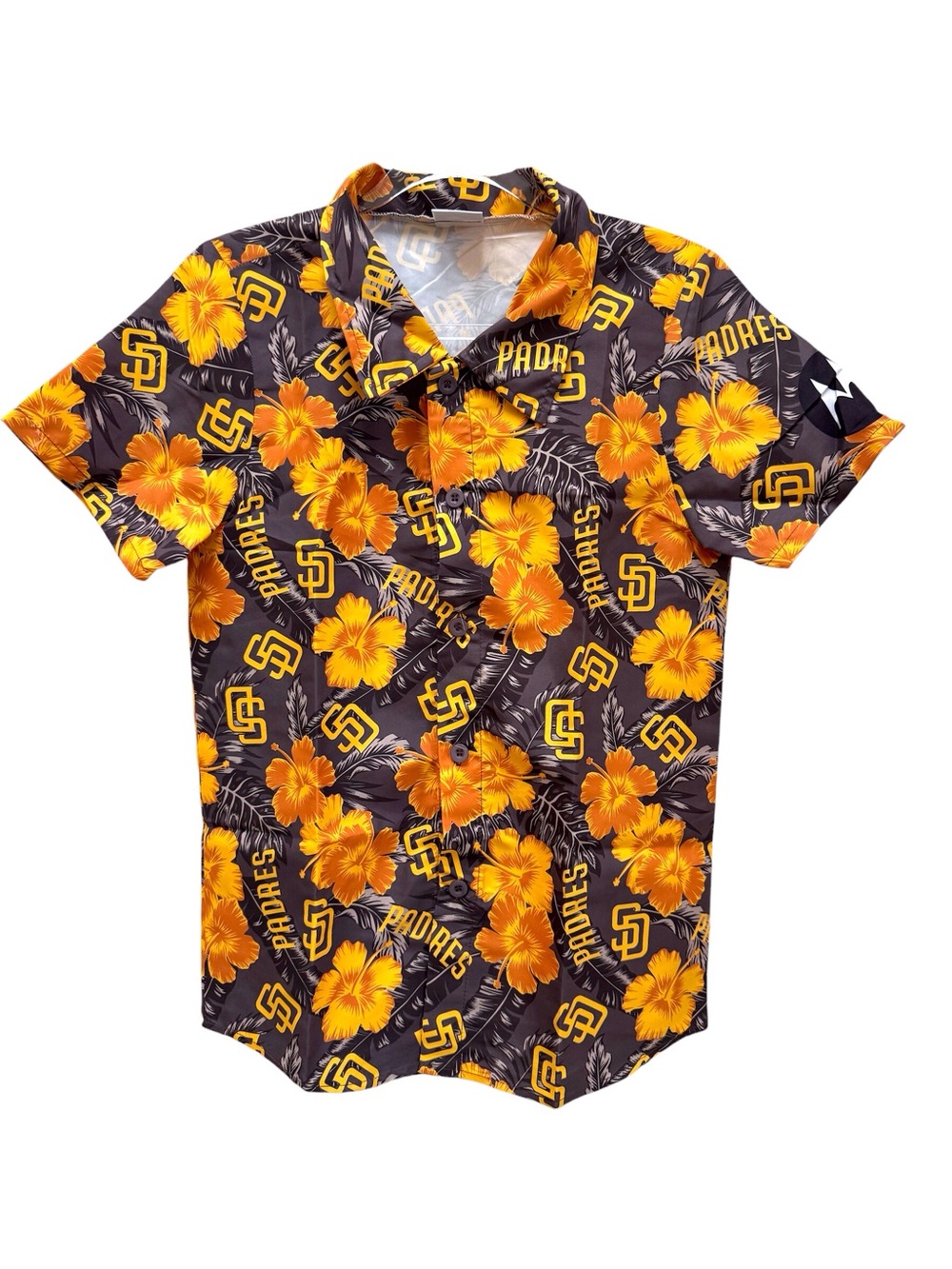NWOT San Diego Padres Aloha Hawaiian Shirt BDA Sports 2025 Giveaway Youth Large